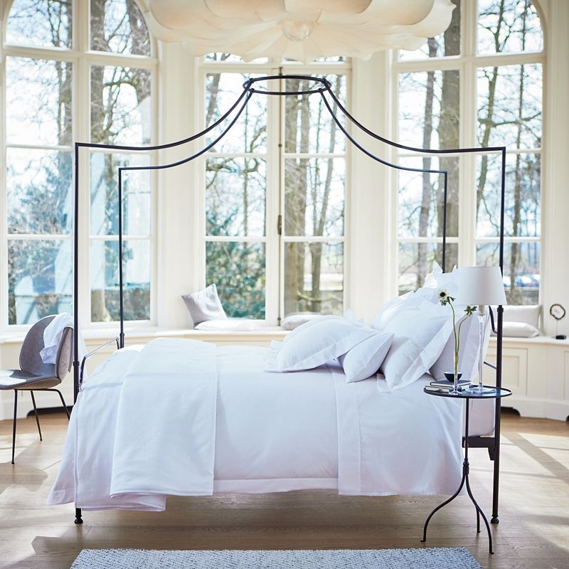 White company store four poster bed